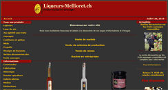 Desktop Screenshot of liqueurs-mellioret.ch